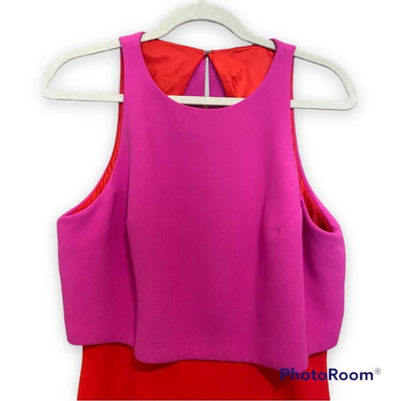 NWT Calvin Klein Color Block Gown with open back, Women’s Size 10 - Picture 2 of 9